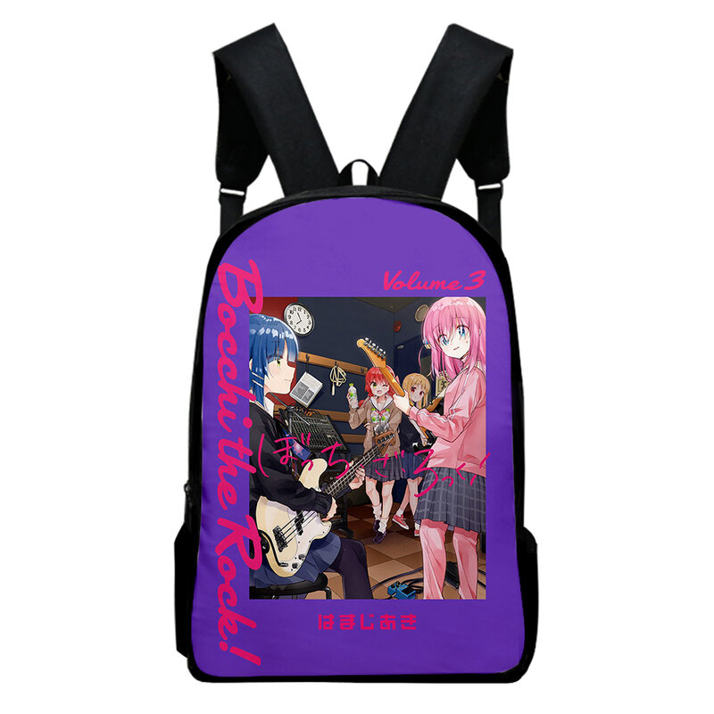 Bocchi a rocha anime saco 2023 novo japonês manga saco de escola adulto crianças sacos unisex mochila estilo casual daypack
