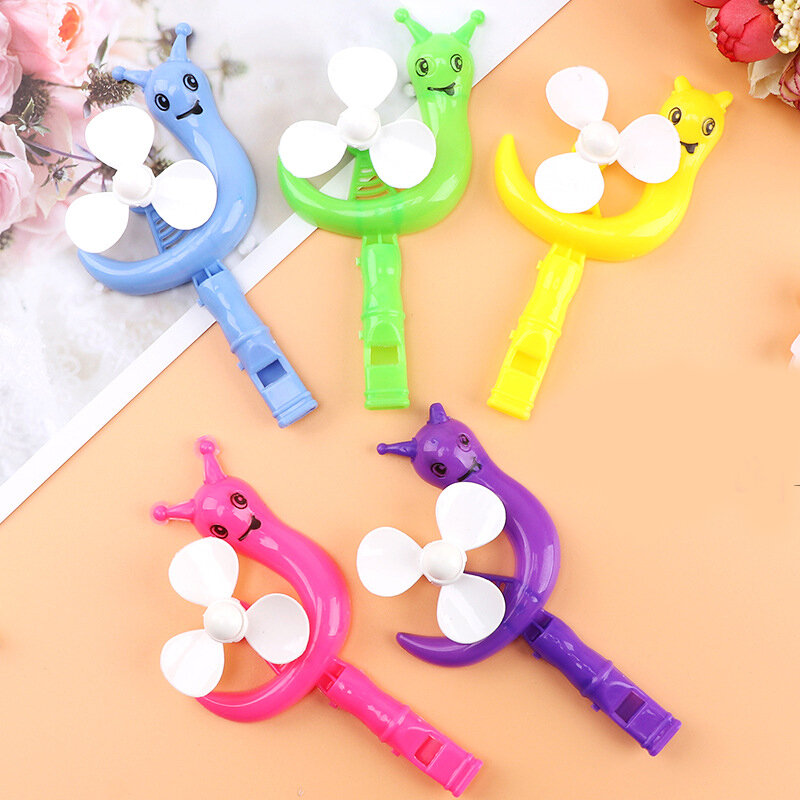 5 Buah Mainan Anak-anak Bayi Kreatif Peluit Plastik Klasik Pinwheel Bentuk Siput Pesta Ulang Tahun Anak-anak Mainan Hadiah Kembali Ke Sekolah