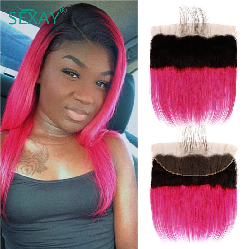 Ombre #27 Honey Blonde Color Ear To Ear Lace Frontals 18 20 22 Sexay Human Hair 2 Tone Pink 13x4 Light Brown Lace Frontal Sale