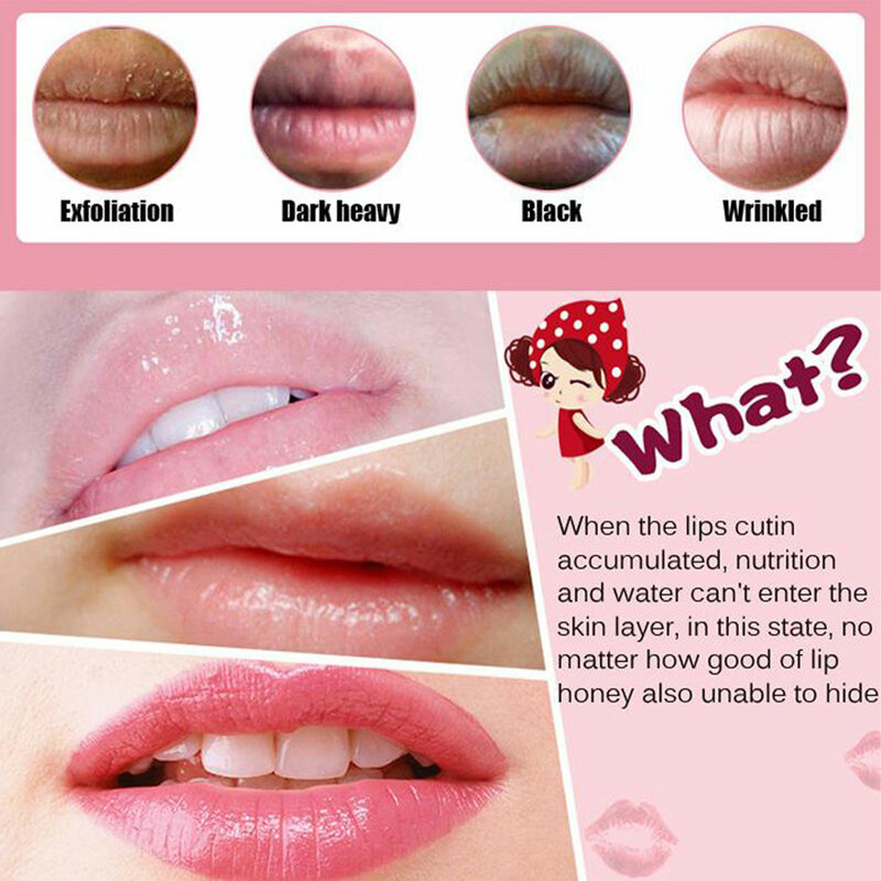 Cherry Lip Patch Hydrating Plumper Lip Mask Moisturizing Anti-wrinkle Exfoliating Lips Care Mask Lip Enhancement Gel Pad
