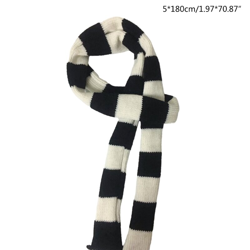 Длинный шейный платок Узкий шарф Галстук Сумка с ручкой Ремень Субкультура T8NB