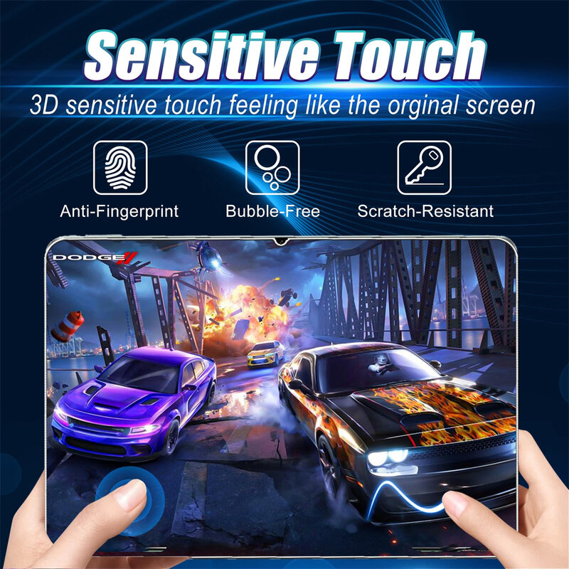Tempered Glass for Xiaomi Pad 6S Pro 12.4" 2024 HD 9H Hardness Screen Protector Rear Camera Protector Anti Scratch Glass Film