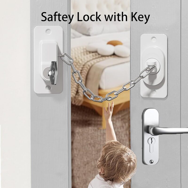 قفل ثلاجة قابل للتعديل مع مفاتيح لسلامة الطفل ، أقفال أمان للأطفال ، باب ثلاجة ، أدراج ، مرحاض وطفل ، 3 طقم
