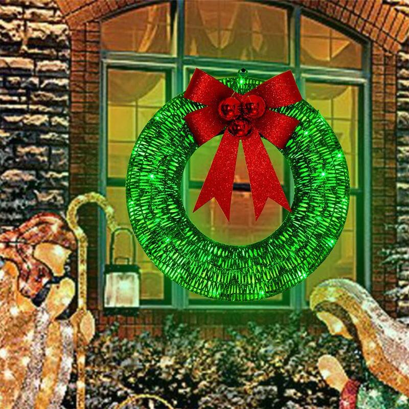 Luminous LED Christmas Guirlanda, Luz Quente, Luzes Festivas Atmosfera, Sala de Estar, Quarto de Crianças, Decorações de Festa, 50cm