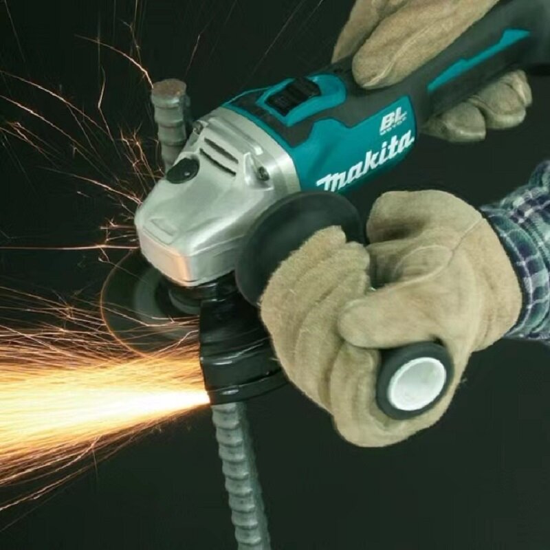 Makita 18V GrinderTools 125/100mm Brushless Grinding Machine Power Tool Electric Grinder Rechargeable Wireless Drill Free Shippi