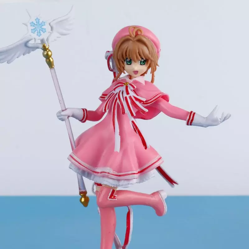 Karten fänger Sakura Anime Charaktere Action figur Kinomoto Sakura Sammeln von Puppen Desktop Ornamente Kinder geschenke Modell