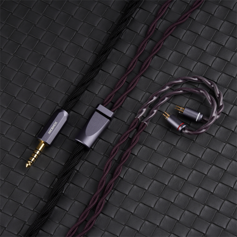 NiceHCK-Cable de actualización de auriculares de aleación de paladio plateado DragonScale 2, MMCX/2Pin/N5005 para Quintet Hype 10 HIMALAYA Performer8 IEM