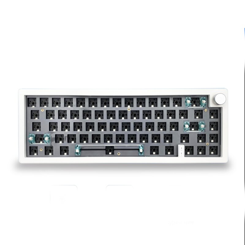 Junta de teclado mecánico intercambiable con Bluetooth 2,4G RGB de 3 modos para la colección AliExpress