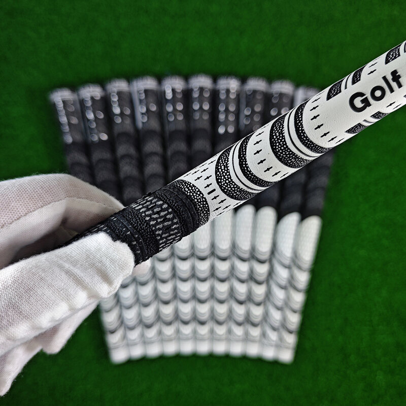 قبضة مطاطية لنادي الجولف ، ملحقات غطاء نادي الجولف ، علامة تجارية GP ، قياسية أو متوسطة الحجم ، لون أبيض ، 13 مقبض