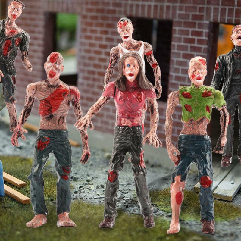 Molde de Zombie para juego de simulación, casa de juegos decorativa, muñeca en miniatura de moda