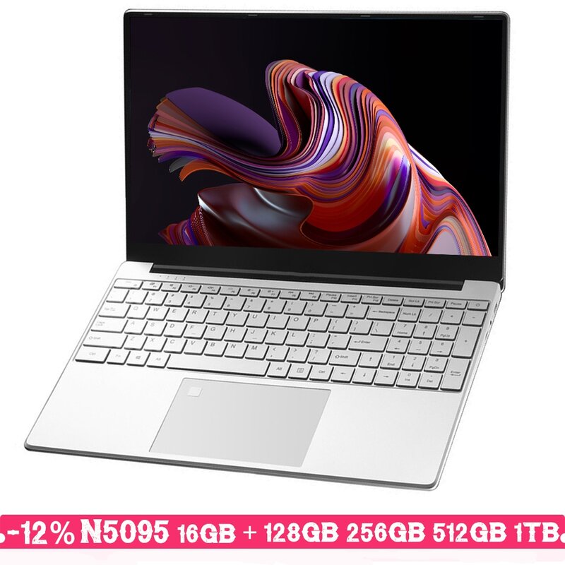 CARBAYTA Windows 10 11 Ram 16GB Rom 256GB 512GB 1TB 2TB SSD Ultrabook komputer 2.4G/5.0G Wifi Bluetooth Intel N5095 Laptop