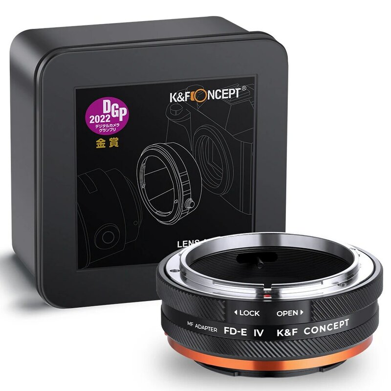 K & F Concept Fd Naar E Iv Pro Lens Adapter Canon Fd Naar Sony E Mount Camera A6000 A5000 A7c A7c2 A1 A 9 A 7S A7r2 A7r4 A7r5