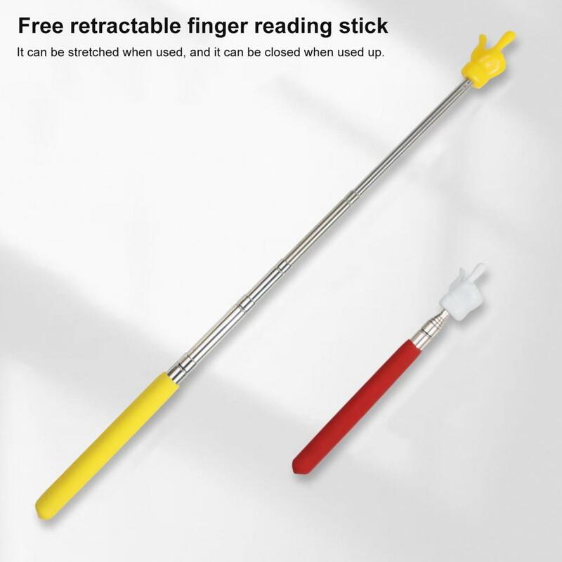 Finger Reading Guide Preschool Teaching Tools Retractable Sticks Educational Learning Toys For Children Class Whiteboard Pointer