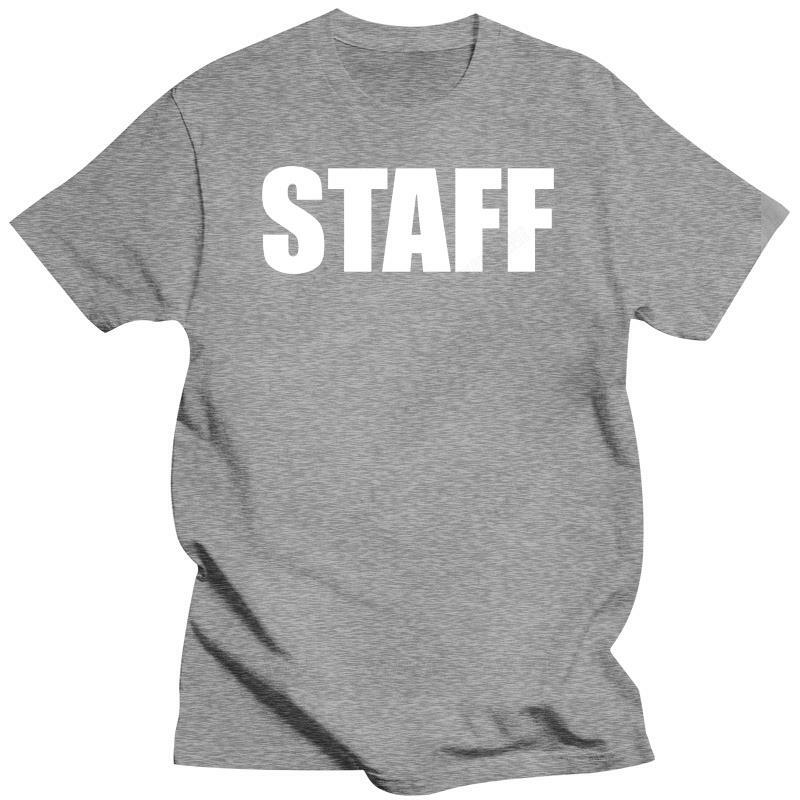 Maglietta da uomo Staff Business Concert Event Production Show Band Staff T-shirt divertente T-shirt novità maglietta da donna maglietta da uomo