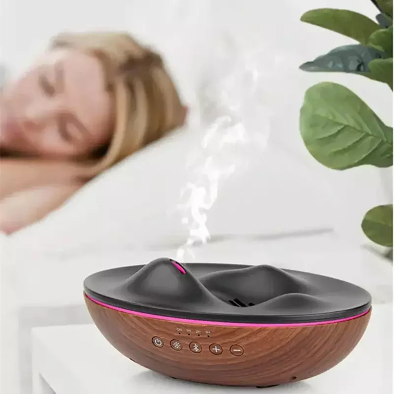 Essential Oil Diffuser Aromatherapy Air Humidifier Bluetooth Music Spray 300ml 7 LED Lights for Gift Office Home Humificador
