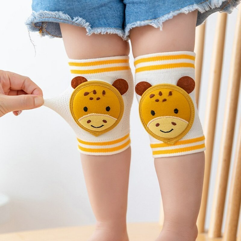Boys Girls Knee Protector Infant Crawling Short Pads Baby Anti Slip Floor Accessories Kids Cartoon Leg Warmer 0-36 Months 2022