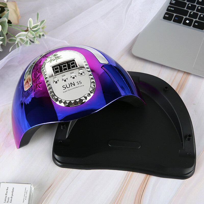 UV LED Nail Art Lamp With Hand Rest Pillow Holder Nail Dryer For Curing All Gel Nail Polish Manicures Salon Tool Equipment  gift
