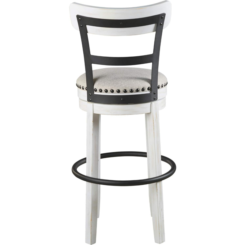 Новый барный стул с фирменным дизайном, современный поворотный барный стул высотой 30 дюймов, Whitewash, США
