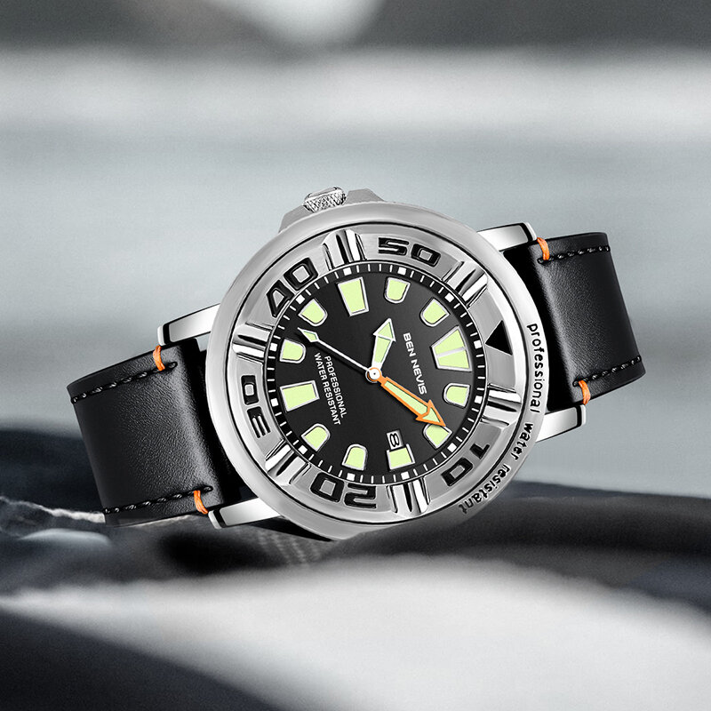 2023 jesień nowy biznes męski zegarek kwarcowy wodoodporny sportowy modny zegarek świecący prezent