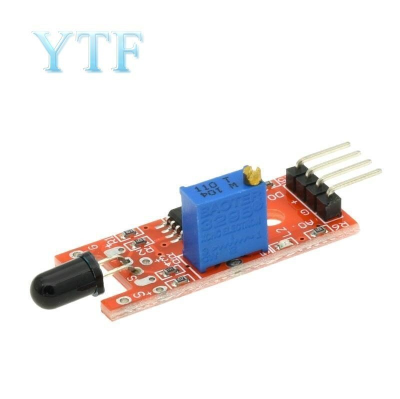 IR Flame Sensor Module, Detector para Detecção de Temperatura, Adequado para Arduino, KY-026