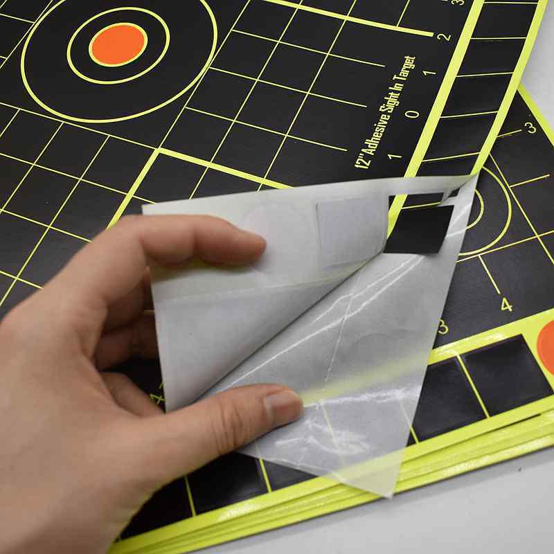 12インチ30センチメートルスプラッシュターゲットステッカー紙10ピース/パック粘着反応性撮影ターゲット目的紙ガン/ライフル/バインダーpratice
