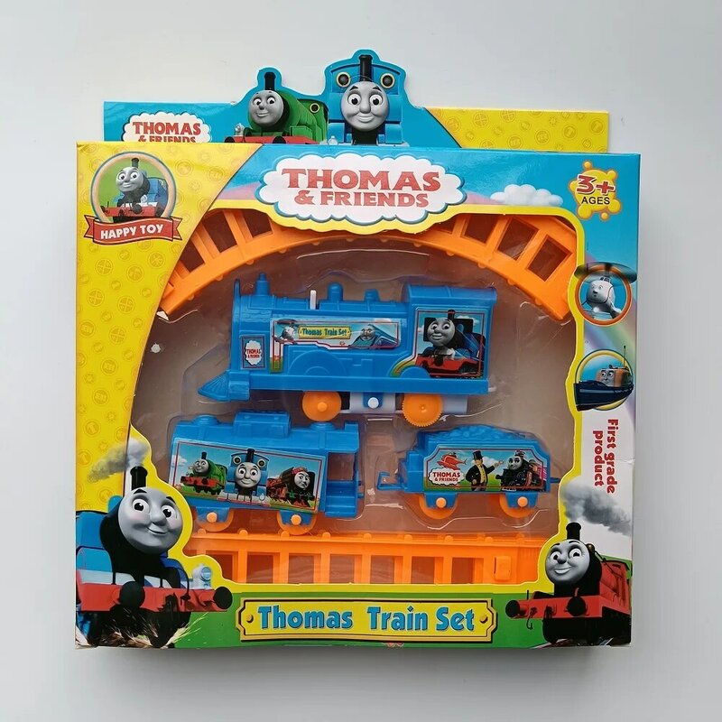 Tren de juguete para thomas para niños, juego de vías de combinación de tren de regalo, coche de juguete interactivo educativo, juguetes para tren de Thomas