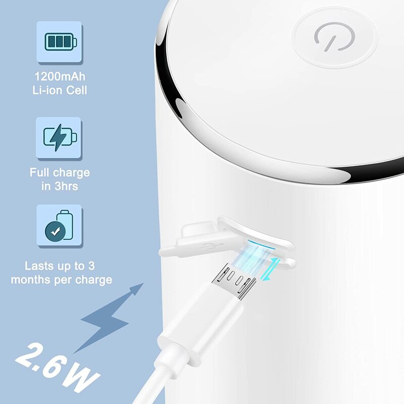 Dispensador automático de jabón de espuma sin contacto, Máquina Inteligente de espuma con carga USB, Sensor infrarrojo, desinfectante de manos