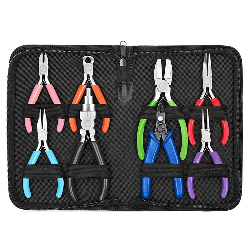 Jewelry Pliers, 8Pcs Jewelry Making Pliers Tools, Jewelry Making Pliers Tools, For Jewelry Repair, Wire Wrapping, Crafts