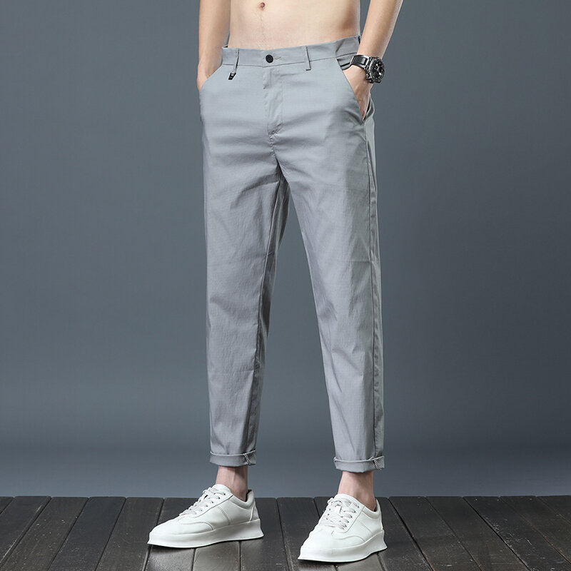 New Men 'S Jogging Sweatpants ยืดหยุ่นหดขากลางแจ้งการฝึกอบรมกีฬาฟิตเนสกางเกงวิ่งกางเกงกางเกงเด็กลายทาง