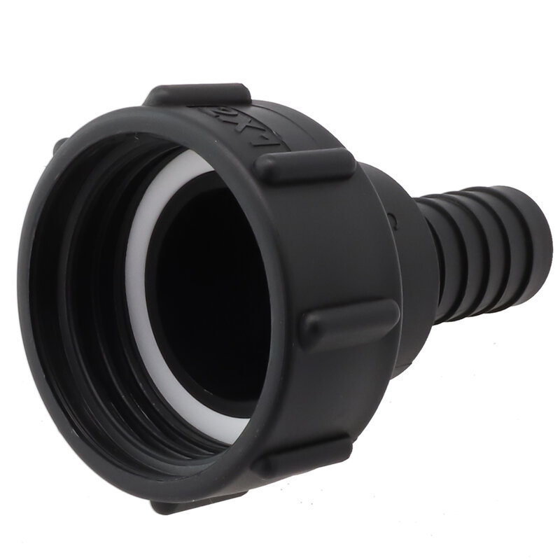 High Quality Bucket Connector IBC Tank Adapter Black Home PP Plastic Replacement Tap Thread 1/2in 3/4in 1in 2in