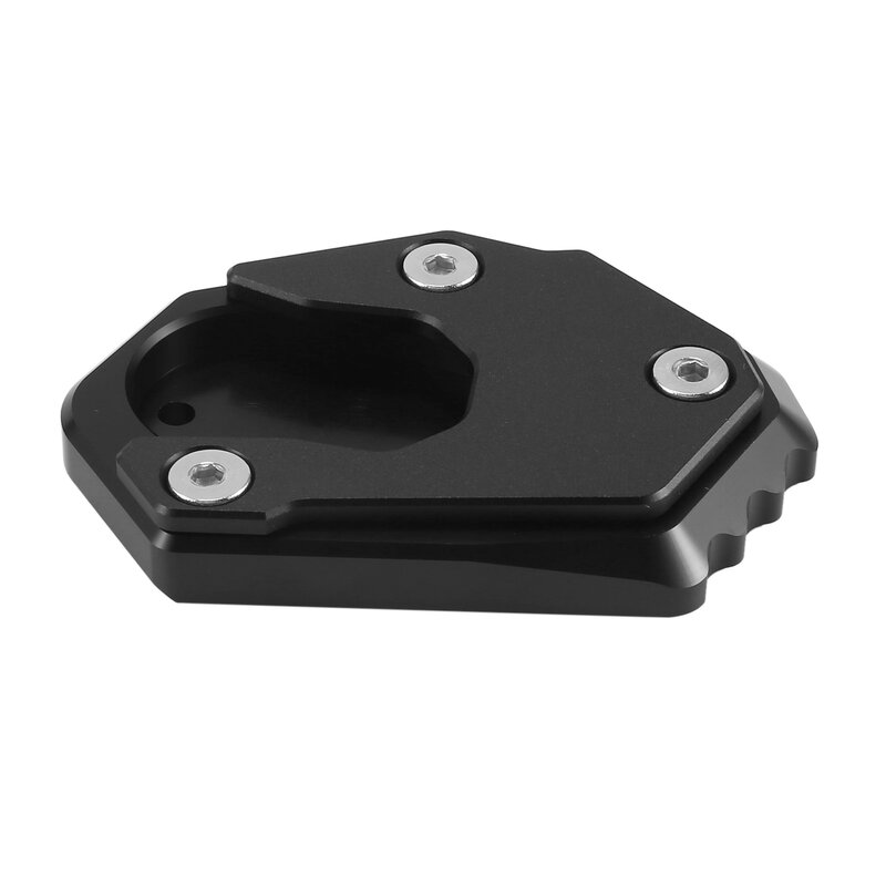 Kickstand Plate Extension Pad Stand Enlarger for Kawasaki Z900 Z900RS SE 2022 Z1000 Z1000SX ER6N Z650 ZX6R(Black)