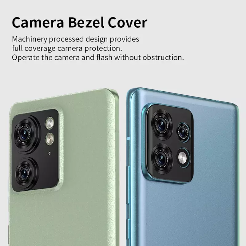Alumínio Alloy Camera Protector Cover, Filme para Motorola Moto Edge 40 Pro, Edge 40Pro, 5G, 2023, Matel Ring, Tampa de lente protetora