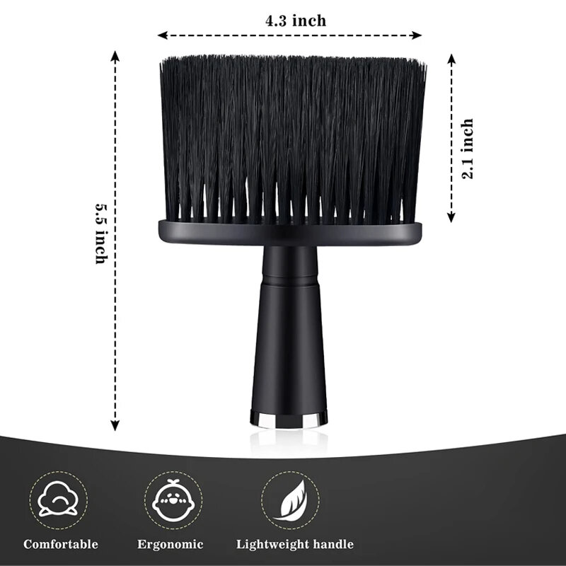 Professional Soft Neck Face Duster Brushes Barber Hair Clean Hairbrush Beard Brush Salon Cutting Hairdressing Styling Tools