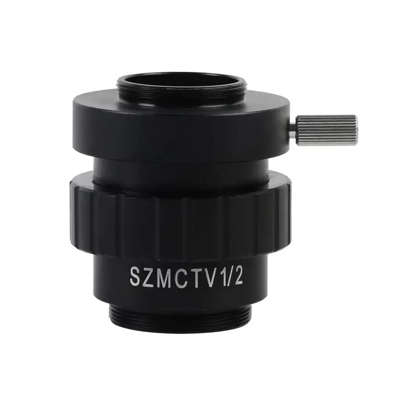 SZM-CCTV Microscópio Trinocular Estéreo, C Lente de Montagem, CS Simul Anel Focal, HDMI, VGA, Câmera de Vídeo USB, 1/2, 1/3, 1X Adaptador, 0.3X, 0.5X
