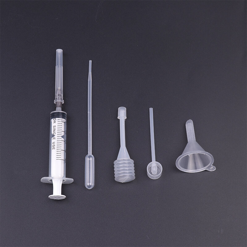 6Pcs/Set Perfume Refill Tools Set Plastic Diffuser Syringe Straw Dropper Funnel Spray Dispensing Required Cosmetic Tools