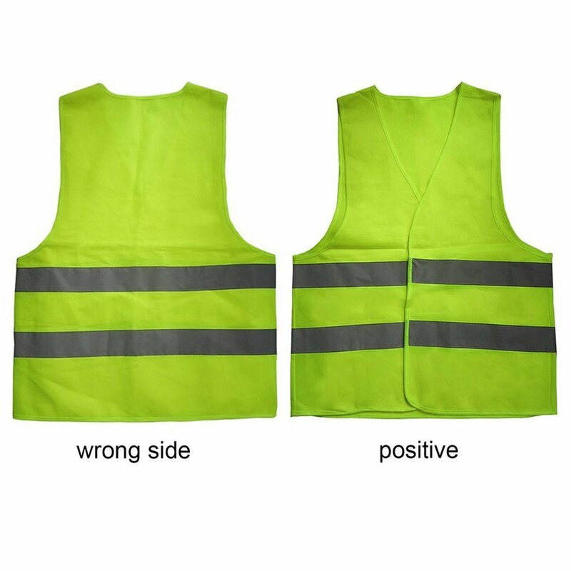 Fluorescente Vestuário de Segurança Exterior, Alta Visibilidade Vest, Amarelo Laranja Azul Cor Verde, Correndo Ventile, Seguro e Quente