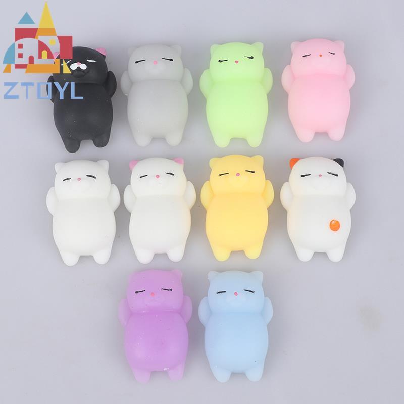 Anti-stress Squeeze Toys Mini Soft Slow Rising Animal Cat Kawaii Rubber Squishes Antistress Novelty Gift For Children Gifts