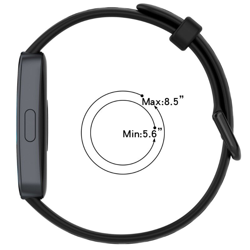 Riemen für Huawei Band 8 Armband Silikon Sport Smartwatch TPU wasserdichtes Armband weiches Armband für Huawei Band 8 Zubehör