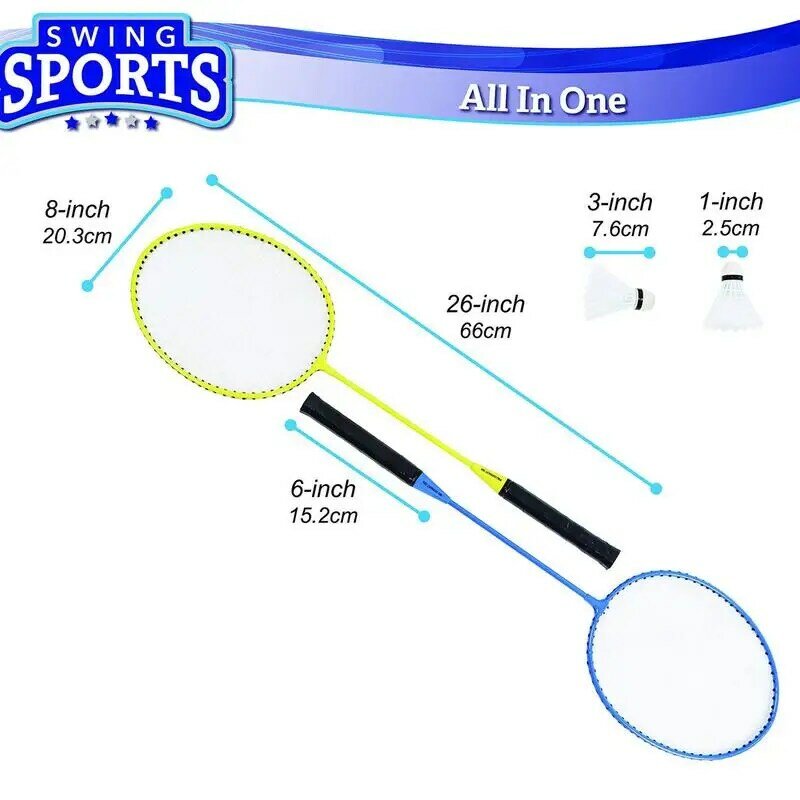 3 м, штатив для тенниса и волейбола, тренировочный сетчатый Набор для бадминтона на открытом воздухе с сеткой, ракетками и воланами
