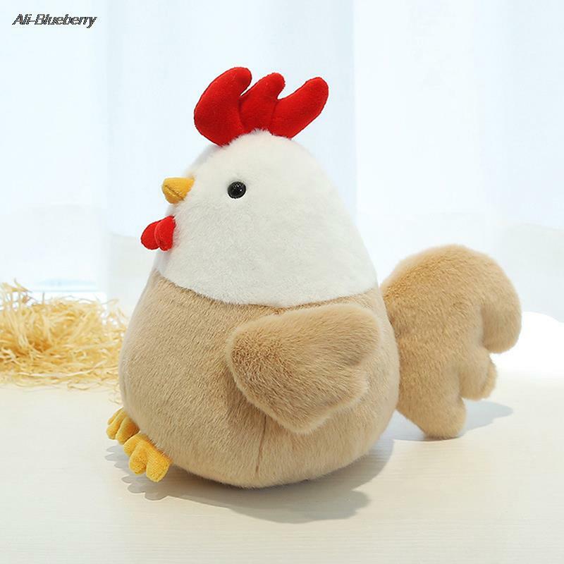 귀여운 동물 닭 봉제 인형 장난감, 어린이 암탉 봉제 장난감, 부드러운 수면 인형, 생일 선물, 소년 소녀, 23cm