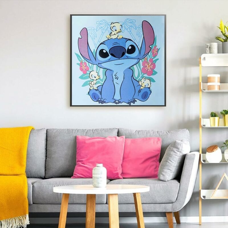 Stitch Diamond Art Painting Kits for Adults Cartoon Full Drill Diamond Dots Paintings Round Paint with Diamonds Pictures Gem Art