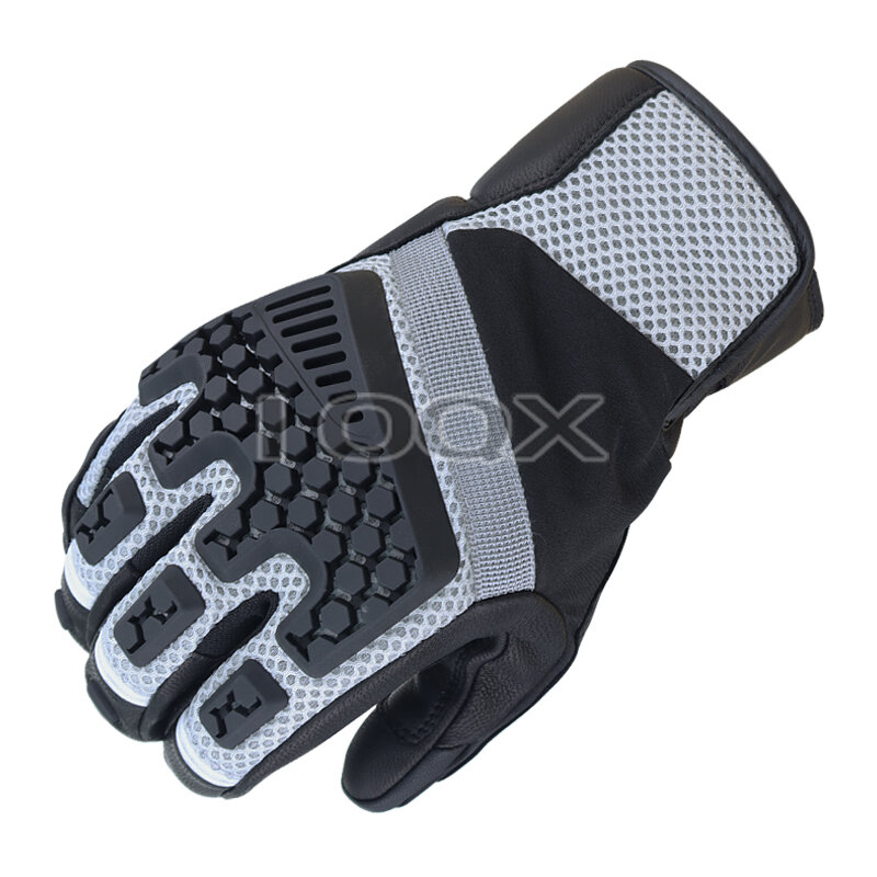 New Revit Sand 3 Trial Motorcycle Adventure Touring Ventilated Gloves Genuine Leather Motorbike Gloves