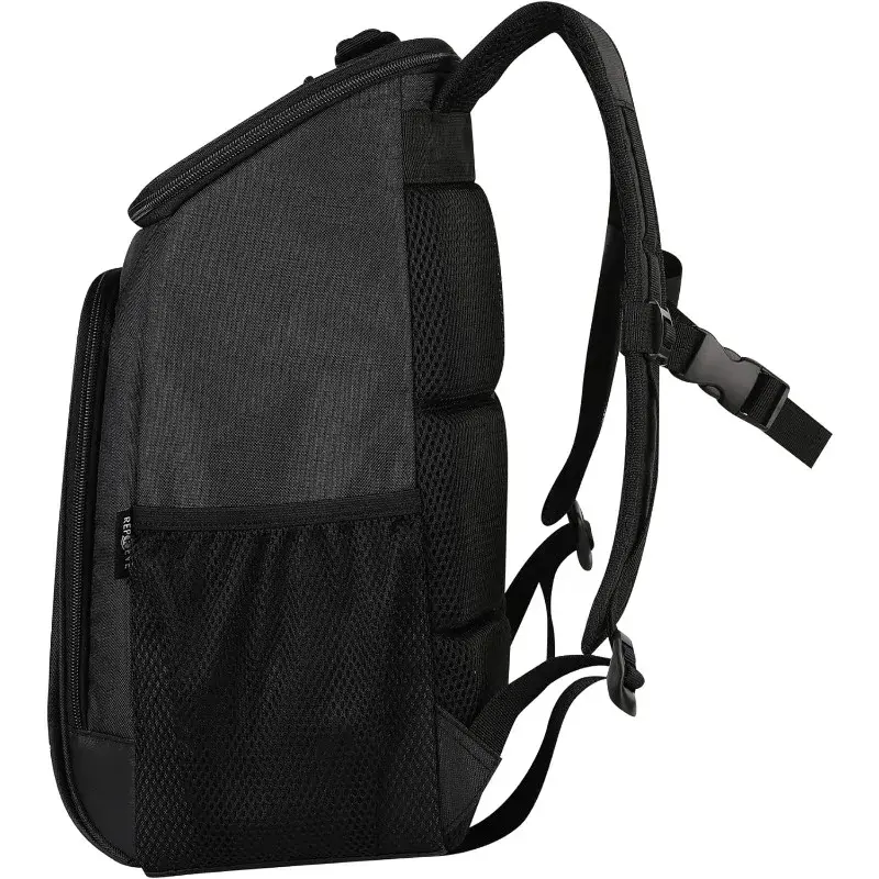 Igloo Top Grip Repreve Eco-Friendly Maxcold Backpack Cooler-Black 24-can