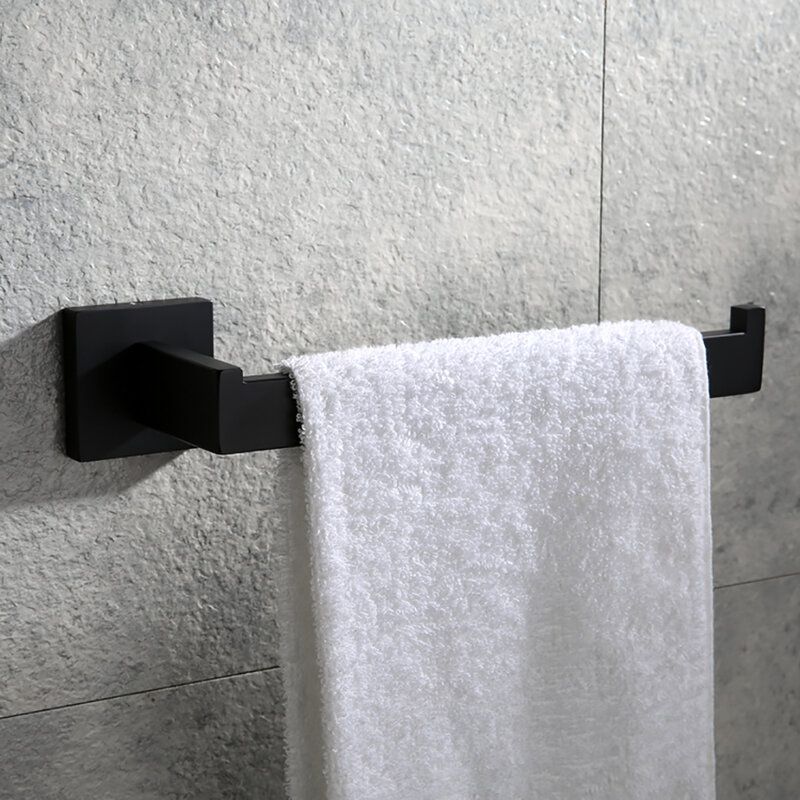 Household Storage Bathroom Organizer Wall Mounted Towel Rack Towel Holder Stainless Steel Roll paper Hanger