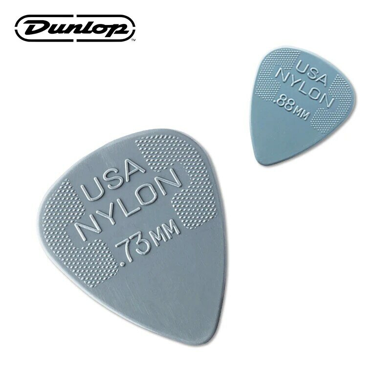 Dunlop Plectres de Guitare Nylon Standard plectre Mediator 44R 0.38/0.46/0.6/0.73/0.88/1.0mm Accessoires de Guitare