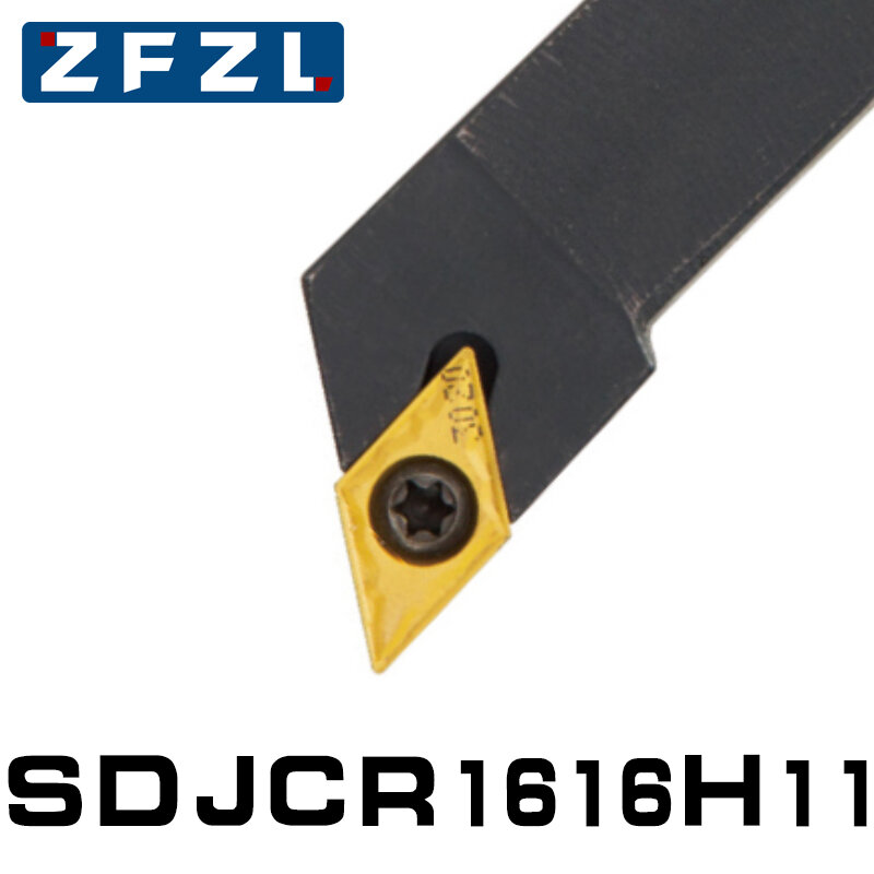 1PC SDJCR SDJCL ภายนอกเครื่องมือกลึง SDJCR1616H11 SDJCL1616H11เครื่องกลึงกลึงผู้ถือ SDJCR1616 CNC ตัดเครื่องมือเครื่องตัด