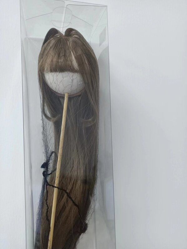 BJD/SD-Perruque en soie ultraviolette pour poupée 1/3 ,1/4, cheveux à haute température, accessoires (pas de poupée)
