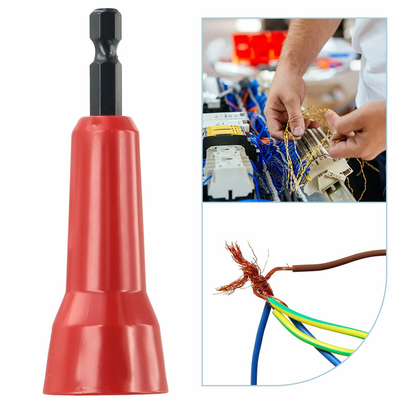 Potencia de torsión de alambre eléctrico, herramientas manuales profesionales de electricista, Conector de bobinado giratorio, prensado, 1 piezas