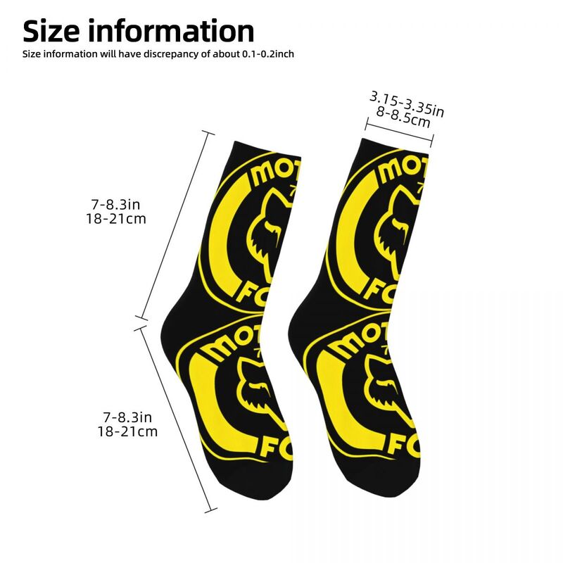 Забавные Веселые крутые мужские носки в винтажном стиле Harajuku F-Fox Racing, уличный стиль, необычные дизайнерские Носки с рисунком в подарок