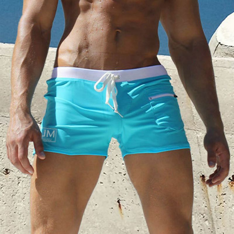 JOCKMAIL-bañador Sexy para hombre, Sunga traje De baño, pantalones cortos De playa, Mayo De Praia